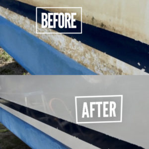 Dames Marine Services Boat Detailing Before & After